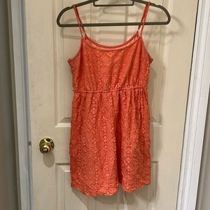 Forever 21 orange sun dress